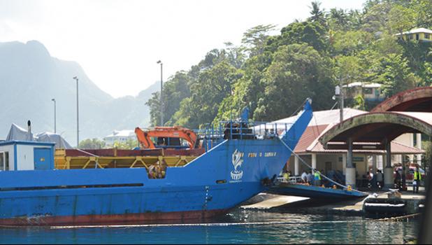The Samoa government owned MV Fotu-O-Samoa 