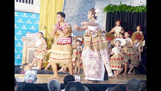 The Le Taupou Manaia dancers