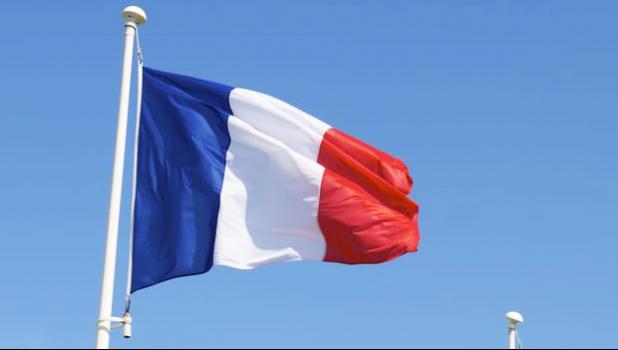 French flag. 