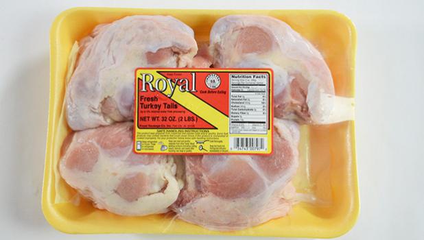 A package of turkey tails