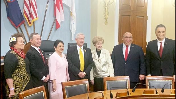 Congresswoman Amata and others