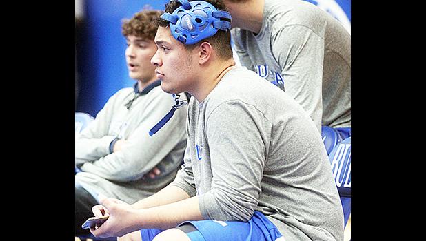 Buena High’s Manaia Fruean, who wrestles in the 285-pound weight class.
