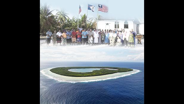 Swains island photo composit