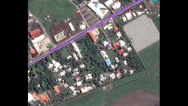 Google maps image of area described in story