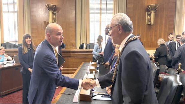 Governor Pulaali’i and Senator Mike Lee
