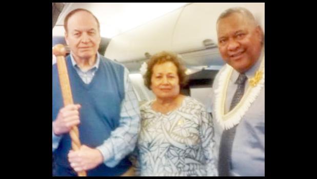Governor Lemanu and Congresswoman Uifaatali with U.S. Senate Appropriations Committee Vice Chairman Richard Shelby