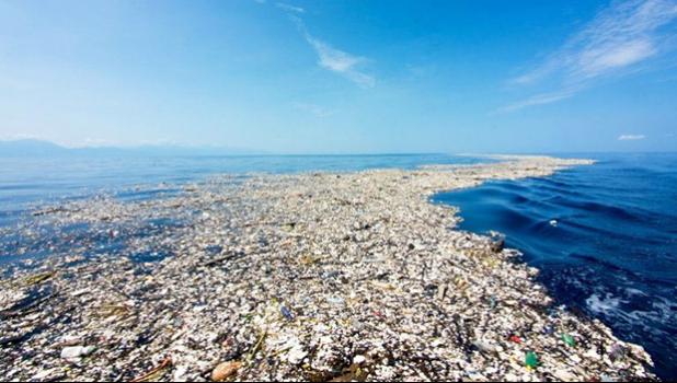A portion of the Great Pacific Garbage Patch