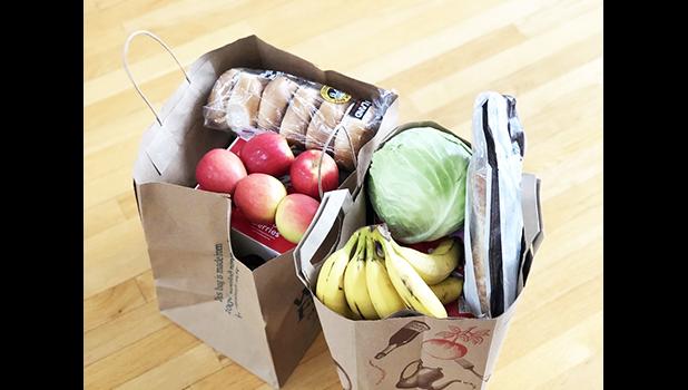 According to the report, the higher cost of fourteen out of 20 food commodities contributed to the 0.8% month-over-month increase. Two grocery bags of food
