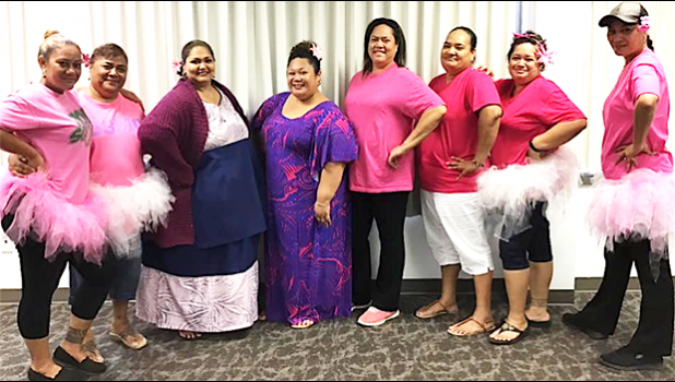 ASTCA employees wearing pink for 'Pinktober'