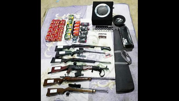 Guns and ammunition seized in Tonga
