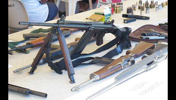 Guns seized in Samoa 