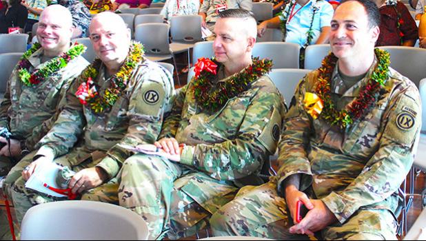 U.S. Army personnell attending the event