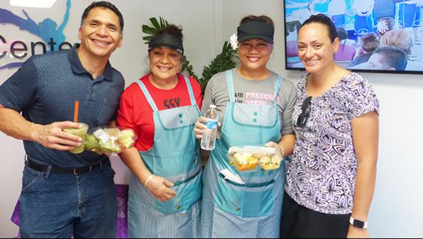  Will and Sisi Spitzenberg treated those who attended opening to a special menu of nutritious goodies