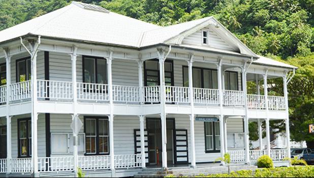 After his initial appearance in District Court, Logovii appeared in High Court for his Order to Show Cause (OSC) hearing on the allegation that he violated conditions of his probation after he was arrested in the recent case. American Samoa High Court building