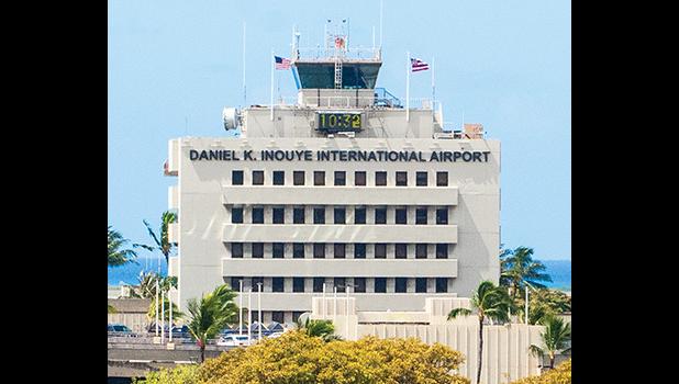 Daniel K. Inouye International Airport in Honolulu. [photo: Hawaii.gov website Daniel K. Inouye International Airport in Honolulu