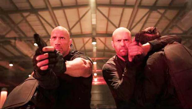 Dwayne Johnson and Jason Statham 