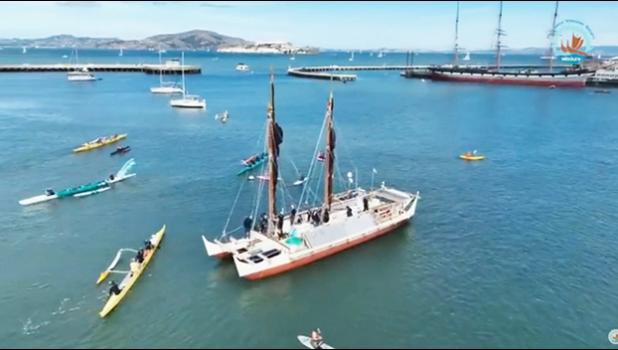 Hokulea in San Francisco Bay