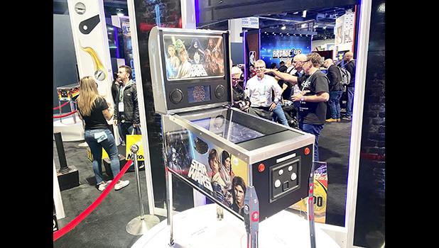 The Star Wars pinball game