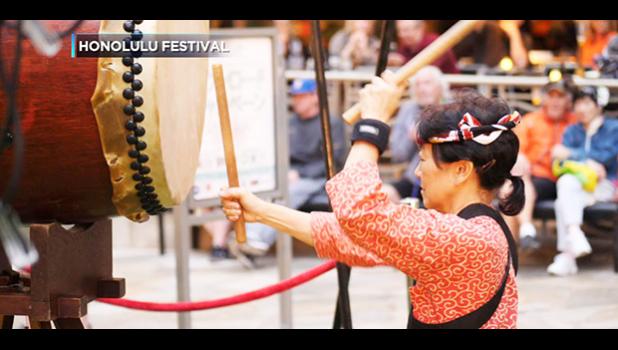 drummer at earlier festival
