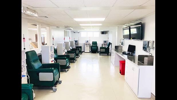 A Hope Dialysis Center treatment room.