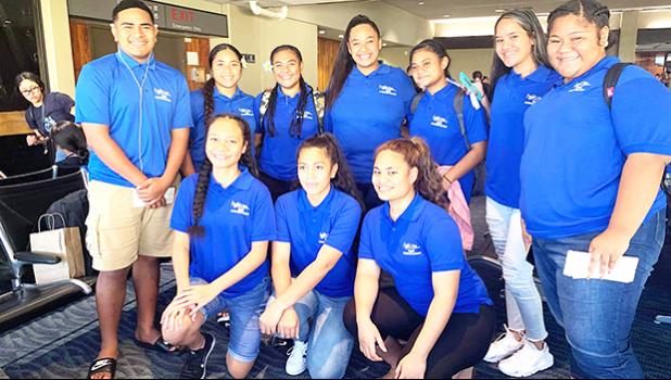 Group photo of HOSA participants from American Samoa
