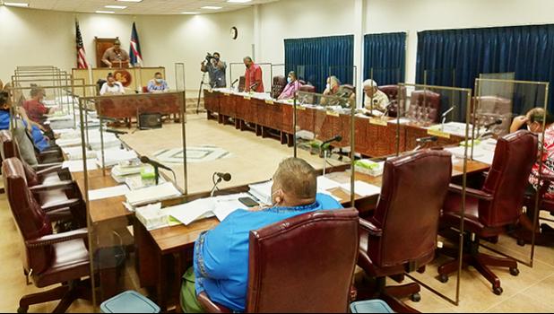 House of Representativs with only 10 faipule in session