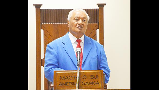 House Speaker Savali Talavou Ale 