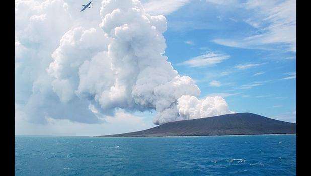 Hunga Ha'apai volcano 