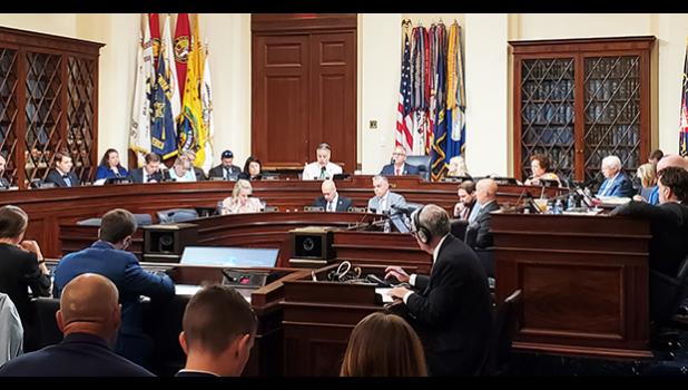 Congresswoman Uifa’atali Amata and other members of the House Veterans’ Affairs Committee
