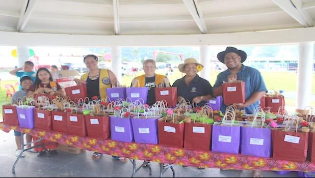 Leo o Aiga Parent Support Group and Lions Club members