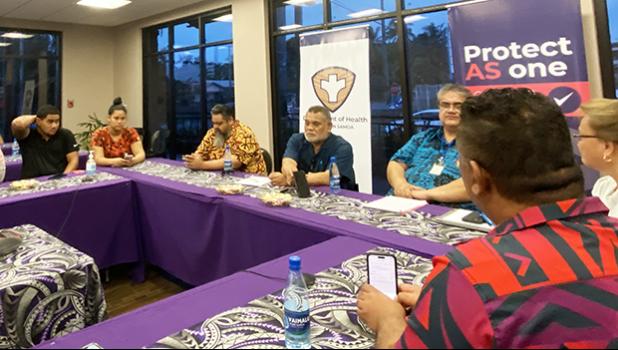 ASG health officials meeting with press
