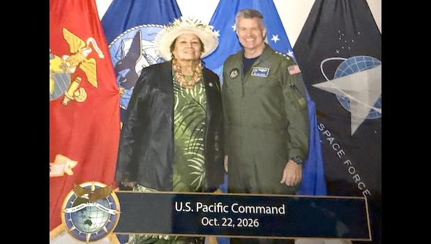 Amata’s visit with Admiral Paparo