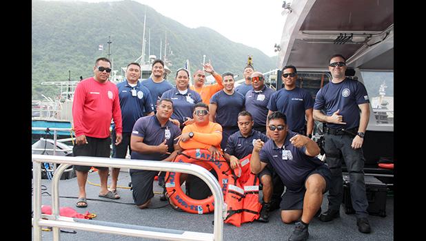  DPS Marine Patrol Division with instructors from the US Coast Guard’s Maritime Safety and Security Team 