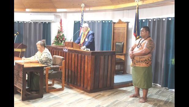 Senate President Tuaolo M. Fruean