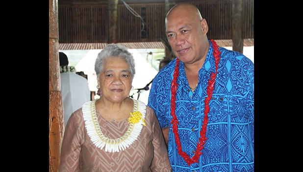 First Lady, Cynthia Malala Moliga with Samoa’s Associate Minister for the Ministry of Communication and Information Technology, Lealailepule Rimoni Aiafi 