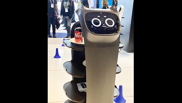 robot serving beverages