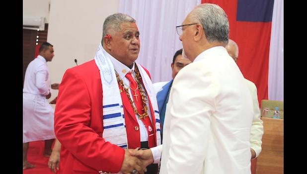 Am Samoa gov and samoa PM