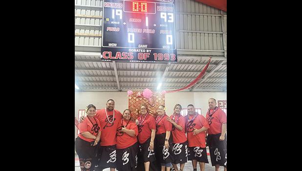 New score board donated by Class of '93 to FHS