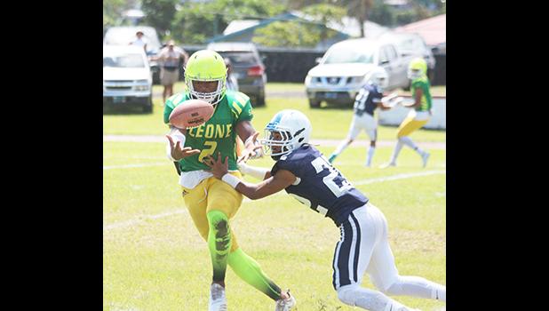Leone Lions wide receiver Antwan Legget 