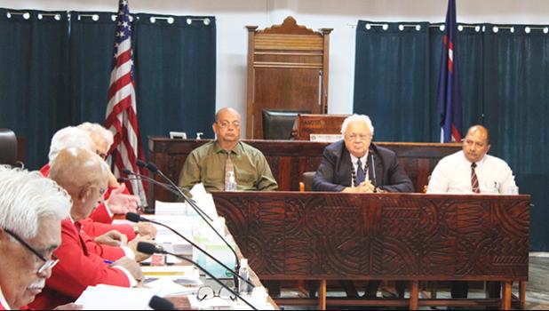 (l-r) ASPA Acting CEO Ryan Tuato'o, Assistant AG Roy Hall, Jr. and LBJ CEO Dr. Akapusi Ledua