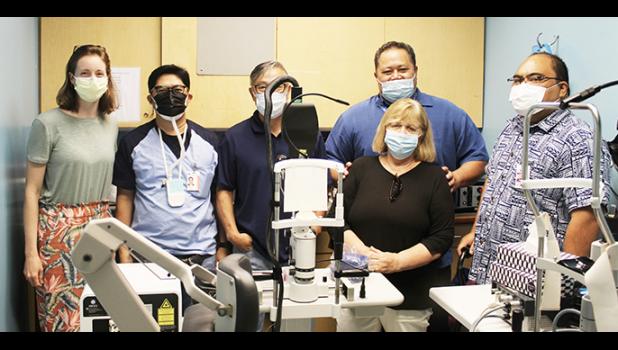 Laser eye machine donation from Roundhouse Foundation