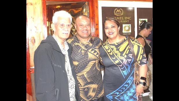 Lt. Gov. Pulumataala Ae Ae Jr with Galu and Diane Tagovailoa 
