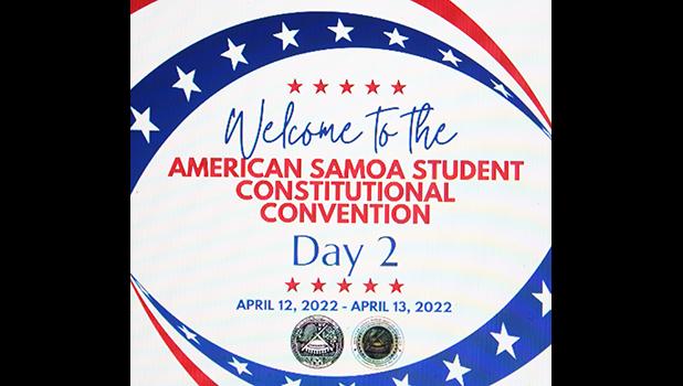 Samoa News will report in future editions on the other two amendments presented to the student convention. Student Con-con logo