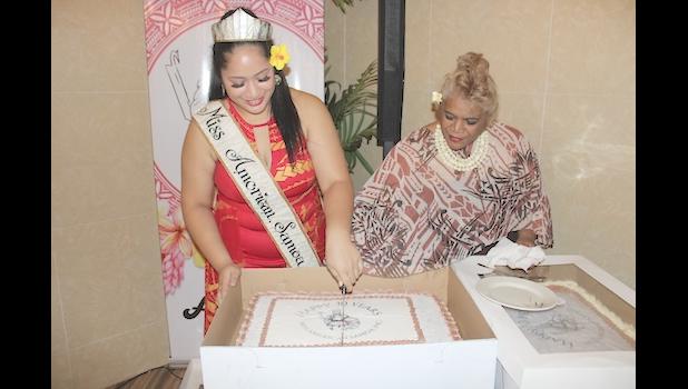 MASI President Simeafou Imo and reigning Miss American Samoa Judy F. Taunu’u