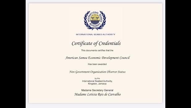 credential document