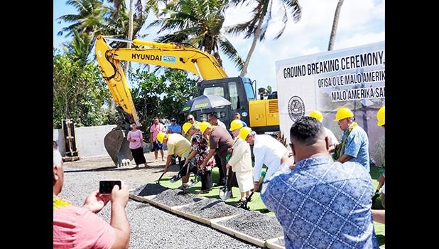 GROUNDBREAKING for ASG office in Samoa