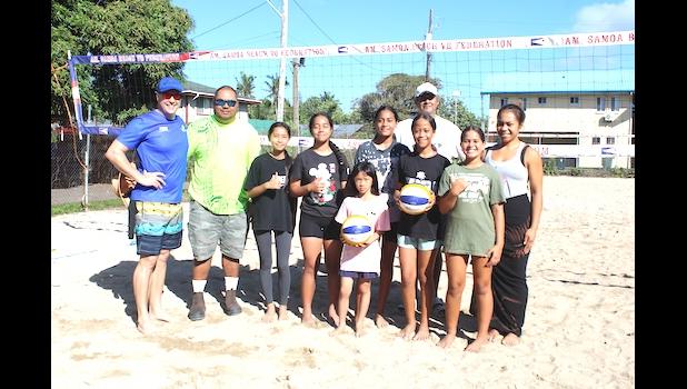 FIVB Level 2 Instructor Aaron Alsop (far left) 