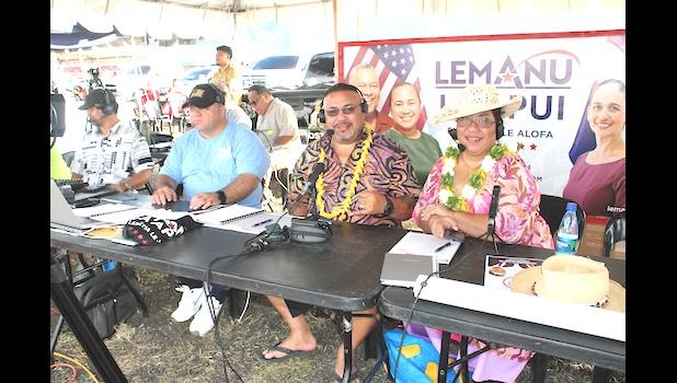 Media Team Taupa'u Tauileave and Jacqueline