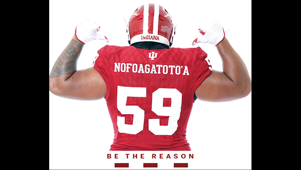 Three-star defensive tackle Sio Nofoagatoto'a