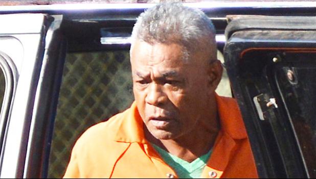 Ioakimo Felise arrivves at court